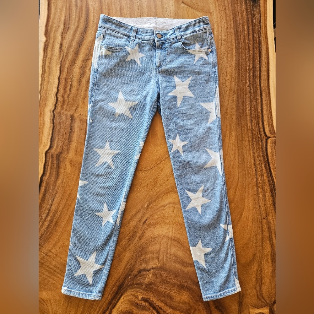 Stella McCartney Blue Star Skinny Jeans